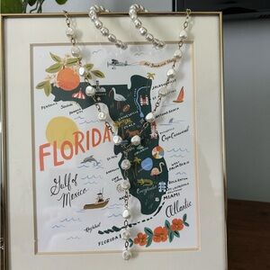 Baublebar Pearl necklace and earring set